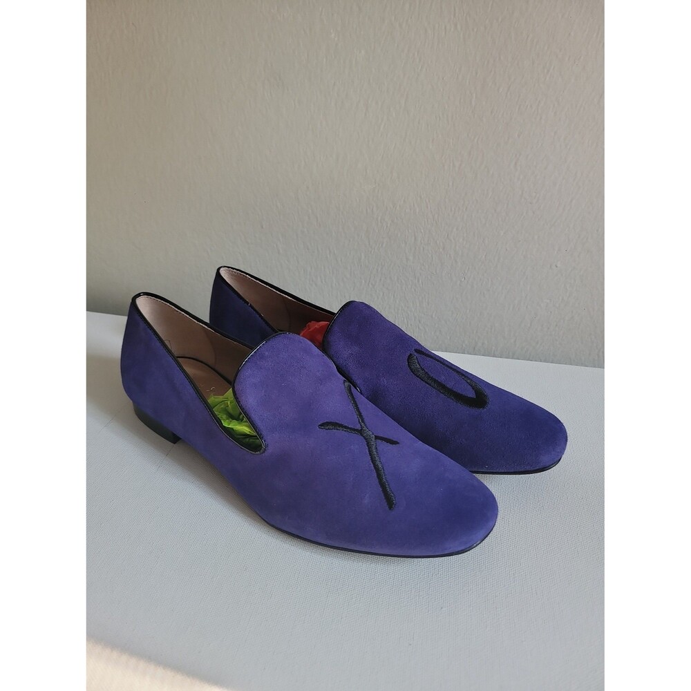 Banana Republic Helle Sole Mate purple flats Sz 7